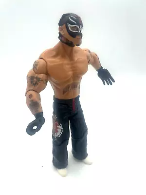 Rey Mysterio 2005 Jakks Pacific WWE WWF Wrestling Figure Black Pants Ripped Mask • $15