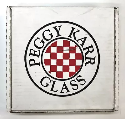 Peggy Karr Glass - You Pick - Cow Checkerboard Plate Cat Window Plate & More • $49.99