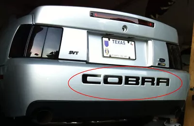 2003/2004 Cobra [03FC_BLS] Bumper Letters Vinyl Insert Accent Decals • $13.99