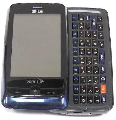 LG Rumor Touch LN510 - Blue And Black ( Sprint ) Cellular Slider Phone • $21.24