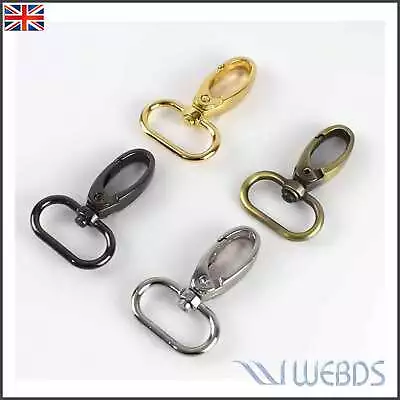 25mm Lobster Swivel Clasp Leather Bag Handbag Strap Snap Hook / Heavy Duty / New • £11.99