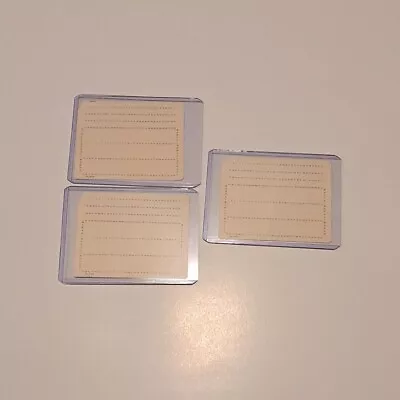 Vintage 96 Column Computer Punch Cards (VERY RARE) (3 QTY)  UNPUNCHED • $15.99