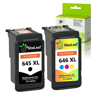 2 Pack Ink PG-645XL CL-646XL For Canon Pixma MG2965 MX496 MG2460 TS3160 TS3360 • $63.67