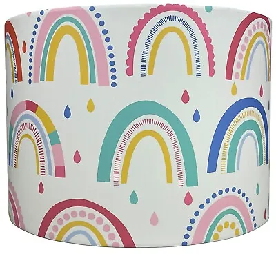 Rainbow Lampshade Ceiling Light Shade Room Decor For Girls Bedroom Nursery Lamp • £27.99