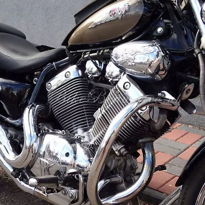  Yamaha Virago XV 535 Highway Crash Bar Engine Guard Stainless Steel • $224.06