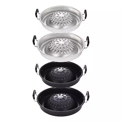 Thai Korean Bbq Grill Pan Barbecue Grill Topper Camping BBQ Pan For Shabu • $30.38