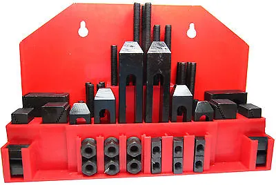 Rdgtools 58pc 7/16  T-slot Clamping Kit With 3/8  Whitworth Stud Milling Tools • £58.50