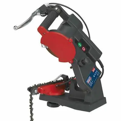 Sealey Chainsaw Blade Sharpener Quick Locating 85W Quick Easy Safe Tilting Vice • £60.27