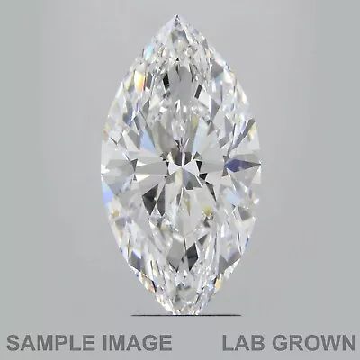 Marquise Cut D Color VS1 Clarity Man Made LabGrown Loose Diamond 0.34 Carat • $250