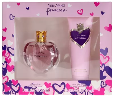 Princess By Vera Wang For Women Set: EDT+Body Lotion (1.0+2.5)oz New • $37.79