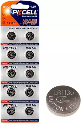 LR1130 L1131 389 390 AG10 Watch Battery Button Cell 10Pcs • $17.21