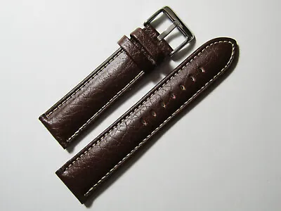 22mm Hadley-Roma MS906 Mens Brown Leather Watch Band Strap  • $16.50