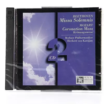 Beethoven: Missa Solemnis D Major Op. 123 Herbert Von Karajan (2 CD 1997) SEALED • $7.49