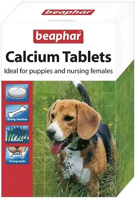 £10.99 • Buy 180 Beaphar Dog Calcium Tablets Puppies Nursing Supplies Whelping Kit Supplies 