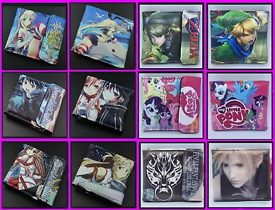 MLP Zelda Fantasy Cartoon Anime Art Wallet Leather Organizer Case Free Gift Bag • $26.99