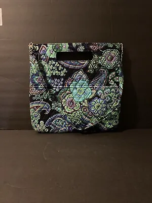 Vera Bradley Handbag 2009 Holiday Tote Blue Rhapsody Retired Square • $25