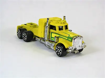 Vintage Semi Tractor Long Haul OTR Sleeper Cab Western Star White Peterbilt H • $7.99