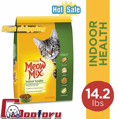 $16.99 • Buy 🐱Meow🐱Mix Indoor Health Dry Cat Food 3.15 Lbs/ 14.2 Lbs