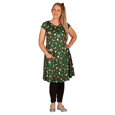 Mr & Mrs Gnome Tunic Dress With Pockets • $75