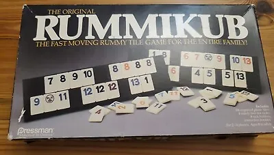 Vintage Pressman The Original Rummikub Tile  Game Complete 1985-Used • $14.39
