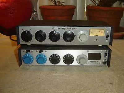 Shure M63 Audio Master & M675 Broadcast Production Master Vintage Units  • $340