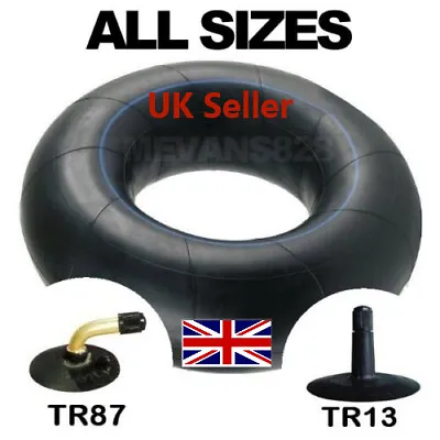 £8.99 • Buy INNER TUBES All Sizes For Ride On Mower Atv Garden Tractor Quad Road Trailer