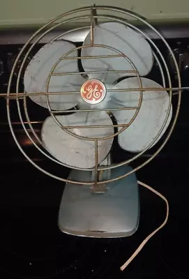 Vintage General Electric GE 12  VORTALEX Fan Model Cat No. FM10S61 Mid-Century • $22.95