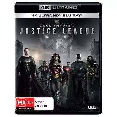 Justice League (Zack Snyder's) 4K UHD + Blu-Ray • $32