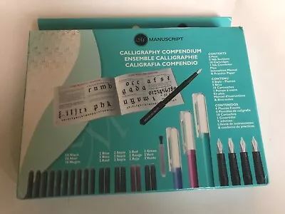 £17 • Buy MANUSCRIPT CALLIGRAPHY SET MC150 C/w4 PENS, 5 NIBS, 18 CARTRIDGES+INK CONVERTER.