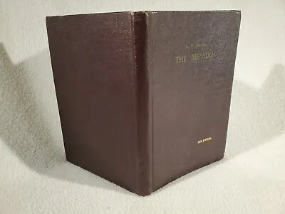 Handel ~ THE MESSIAH Oratorio Vocal Score ~ Spicker / Schirmer ~ 1912 Hardcover • £14.44