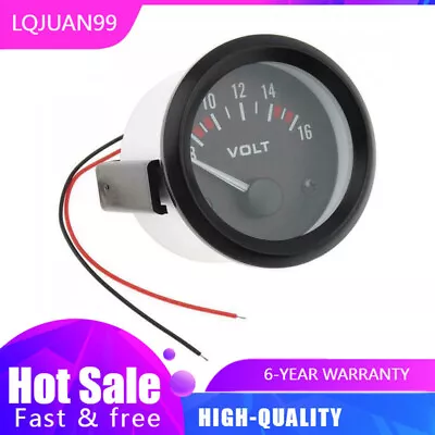 2  52mm Universal Car Battery Voltmeter Gauge LED Display Digital Gauge Screen • £9.89