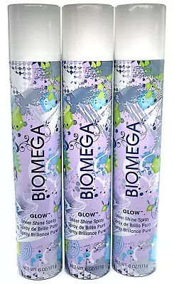 X3 Aquage BIOMEGA GLOW Sheer Shine Spray 6 Oz / 171g Lot Of 3 • $39.99