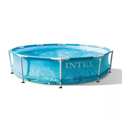 Intex Metal Frame Pool 120 X10' Steel W/Filter Pump Puncture Resistant Outdoor • $147.98