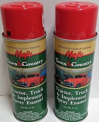 2 Cans Spray Paint For Massey Ferguson Tractor Implement Baler Mower • $36.77