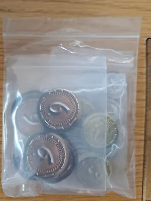 7 Wonders Duel Cardboard Coins *Unused And Complete* • £7