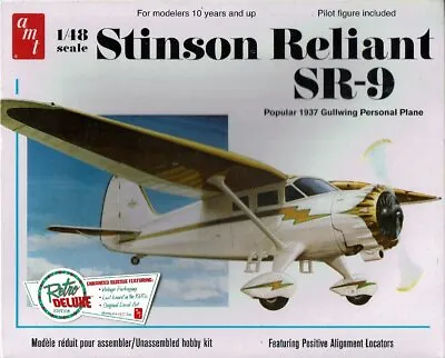 $67.58 • Buy Stinson Reliant Sr-9 Gullwing 1/48 Amt