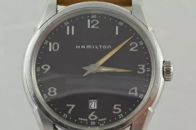 Hamilton Quartz Men's Watch Classic 1 21/32in Steel Vintage H385110 Wrist RAR • $442.66