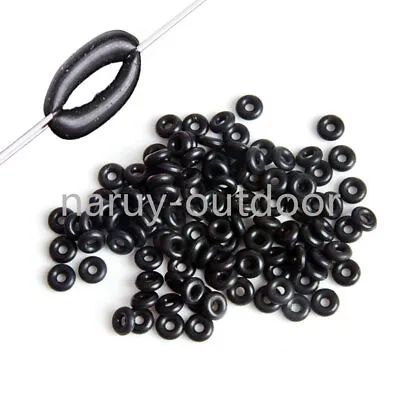 100Pcs Carp Fishing Rigs Rings O Ring For Wacky Rigging Worms-Connectors 4mm • $9.99