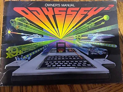 ODYSSEY 2 OWNERS MANUAL ONLY - Magnavox Odyssey 2 1978 Retro Collectible Game • $16.09