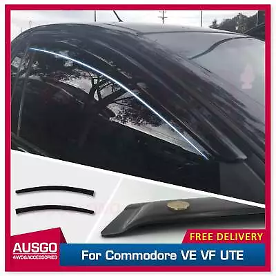 AUSGO Luxury Weather Shields For Holden Commodore VE VF Ute 2pcs Weathershields • $60.71