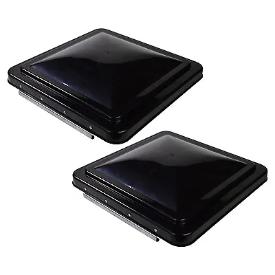 2 Pack 14  X 14  Replacement Roof Vent Cover Camper RV Trailer Black Ventline  • $29.99