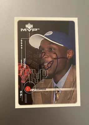 1999 Upper Deck ROOKIE AUTHENTIC ON CARD AUTO Lamar Odom MVP Clippers #218 • $19.99