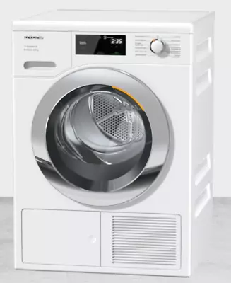 Miele EcoSpeed TEF645WP A+++ 8kg Freestanding Heat Pump Tumble Dryer • £899.99