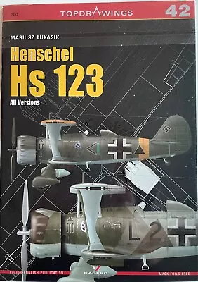 Kagero 7042 Henschel Hs 123 All Versions - Top Drawings By Mariusz Lukasik • $16