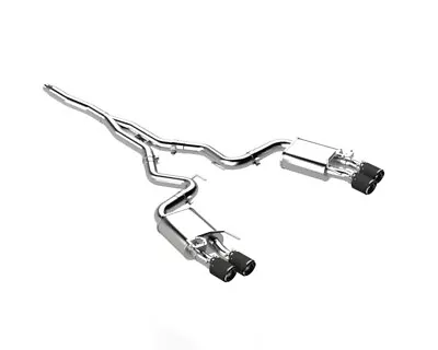 MBRP Fits 18-22 Ford Mustang 2.3L Ecoboost 3in Cat-Back Exhaust W/ Quad Carbon • $1549.99