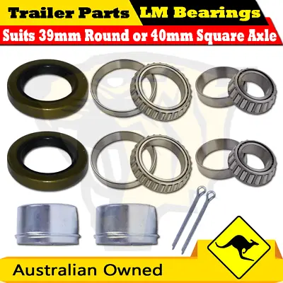 Oil Seal Bearing Kit Trailer Part (LM) Holden Bearings Trailer Wheel Bearing Kit • $25