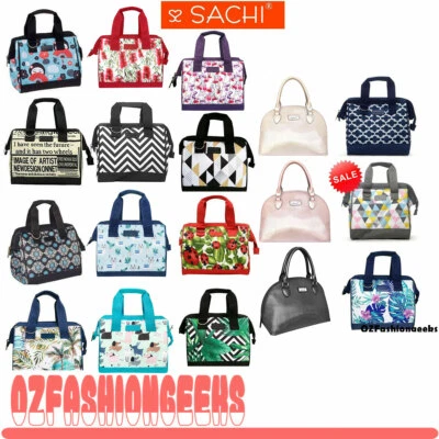 $29.90 • Buy SACHI INSULATED LUNCH BAG Tote Storage Container 20 DESIGNS PI