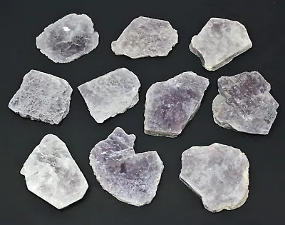 1/2 Lb Lot Lepidolite Leaves / Slabs (8-10 Pieces) Layered Mica Crystal Mirrors • $13.95