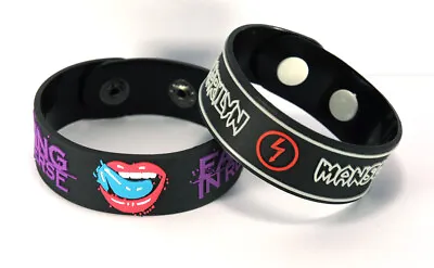 FALLING IN REVERSE MARILYN MANSON  NEW! 2pcs(2x) Bracelet Wristband 2FR22 • $11.88