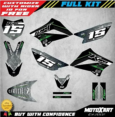 Kawasaki KLX 110  2010 - 2024 Full Custom Graphic Kit BOSS STYLE Decals Stickers • $128.66